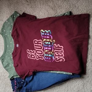 Girls Old Navy size 14-16 tops and jeans size 14 TCP brand
